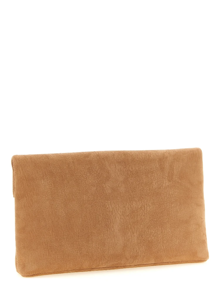 Brown Lamb Leather Clutch Bag alternative