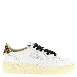 Brown Cowhide Low Top Sneakers