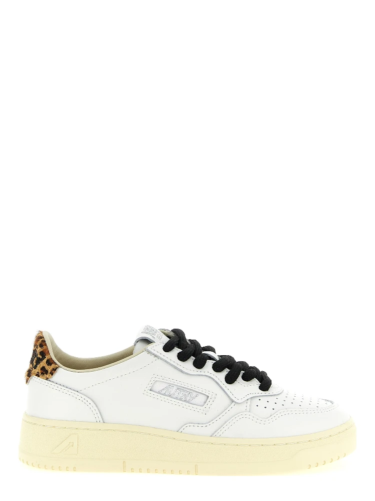 Brown Cowhide Low Top Sneakers
