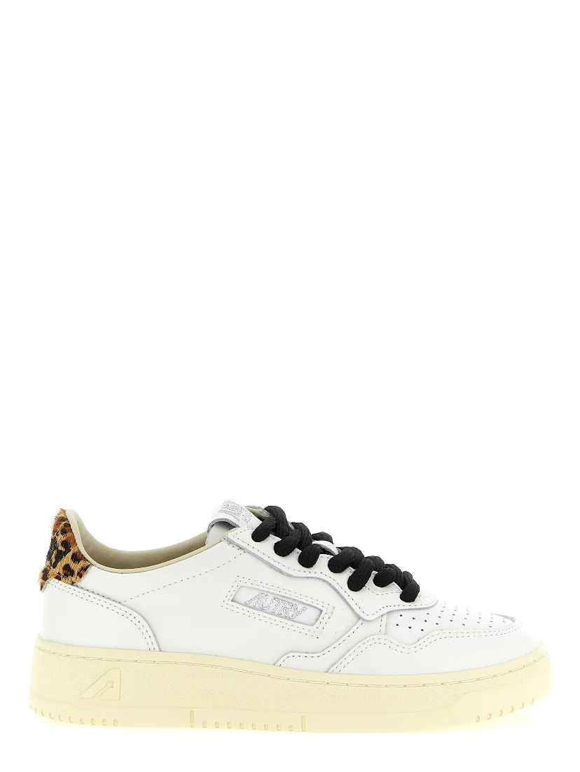 Brown Cowhide Low Top Sneakers