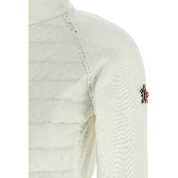 White Polyamide Cardigan