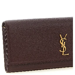 Bordeaux Calfskin Clutch Bag