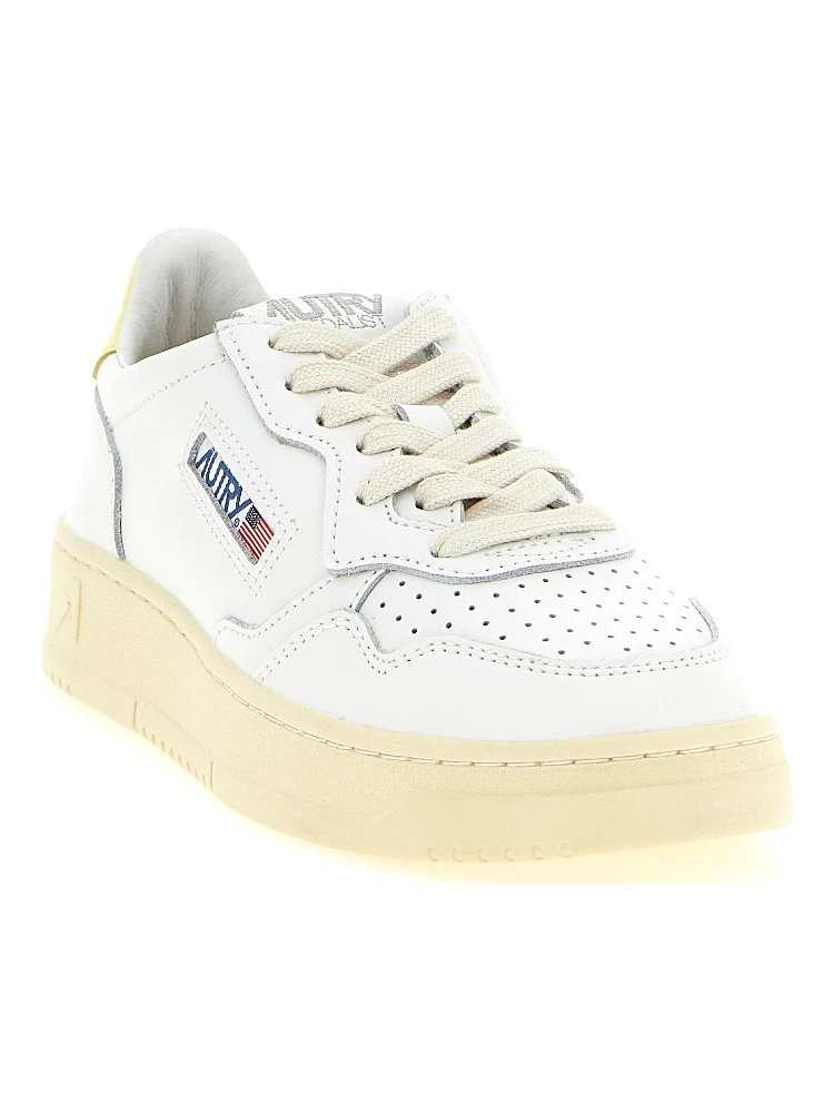 Bicolor Cowhide Low Top Sneakers alternative