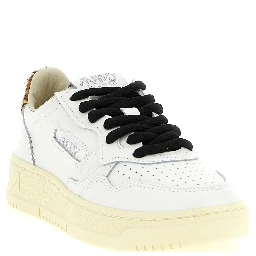 Brown Cowhide Low Top Sneakers