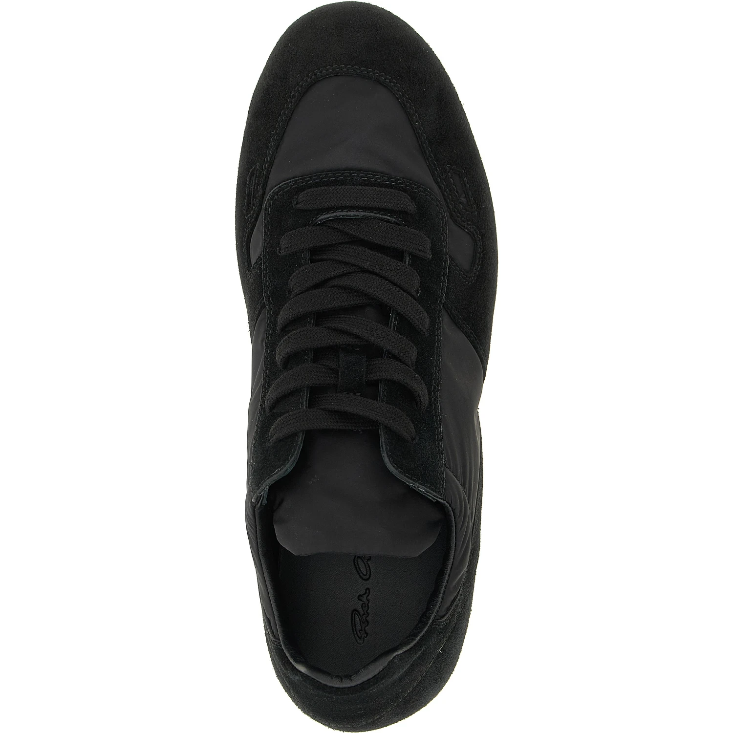 Black Calfskin Athletic Sneakers