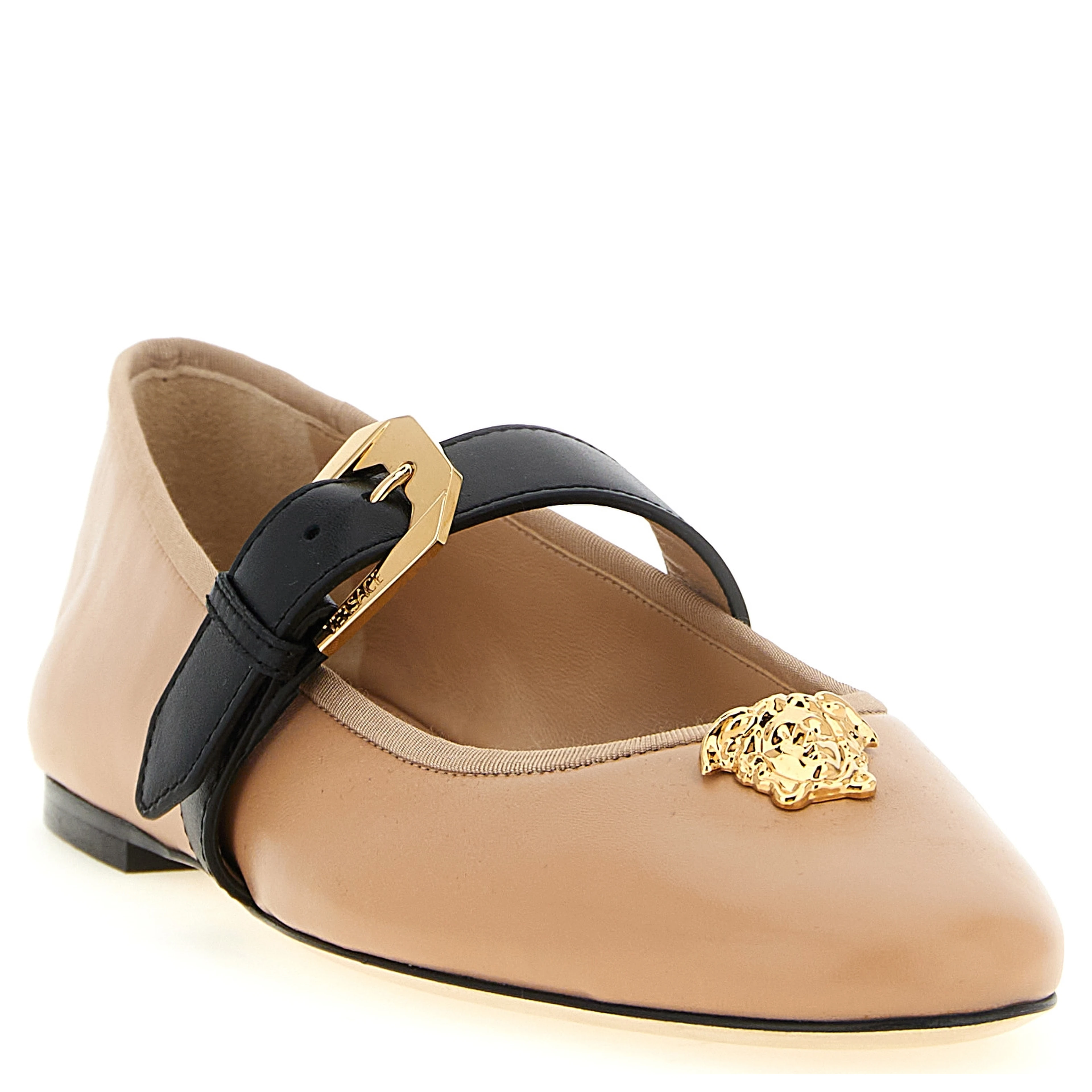 Multicolor Lamb Leather Ballet Flats