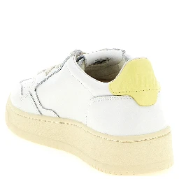 Bicolor Cowhide Low Top Sneakers