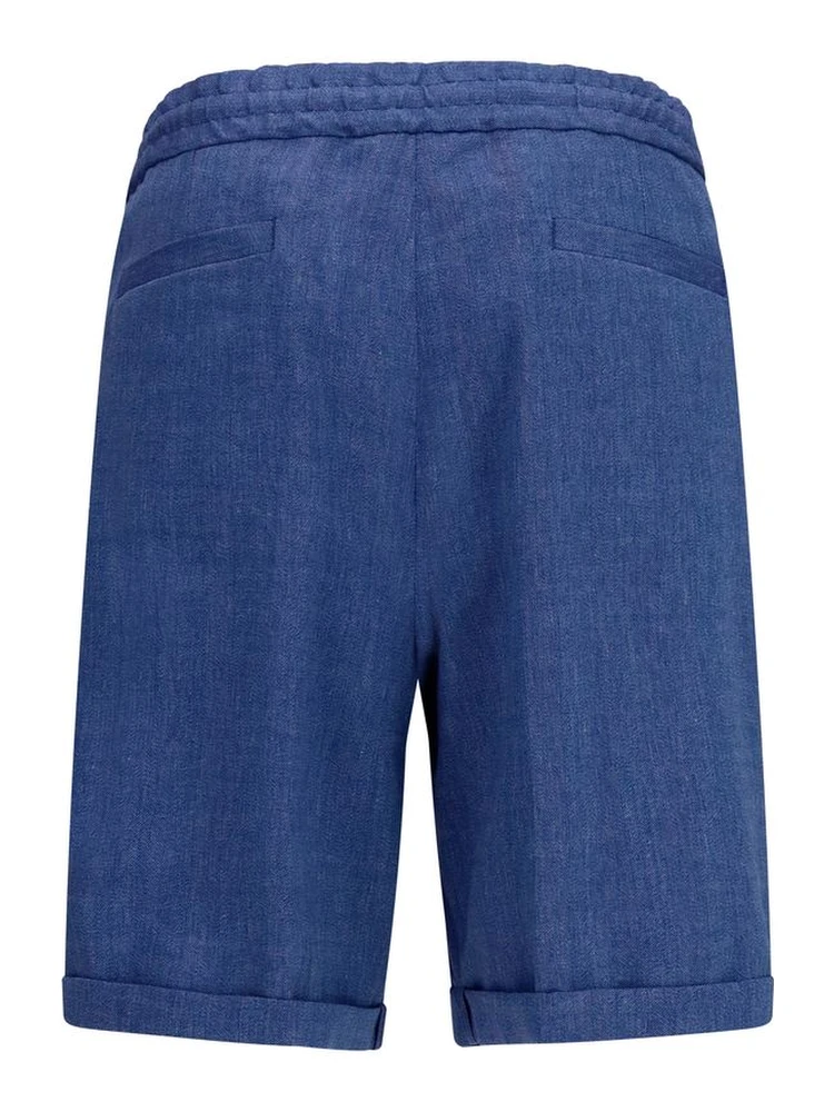 Blue Linen Bermuda Shorts alternative