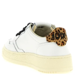 Brown Cowhide Low Top Sneakers