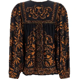 Multicolor Viscose Blouse