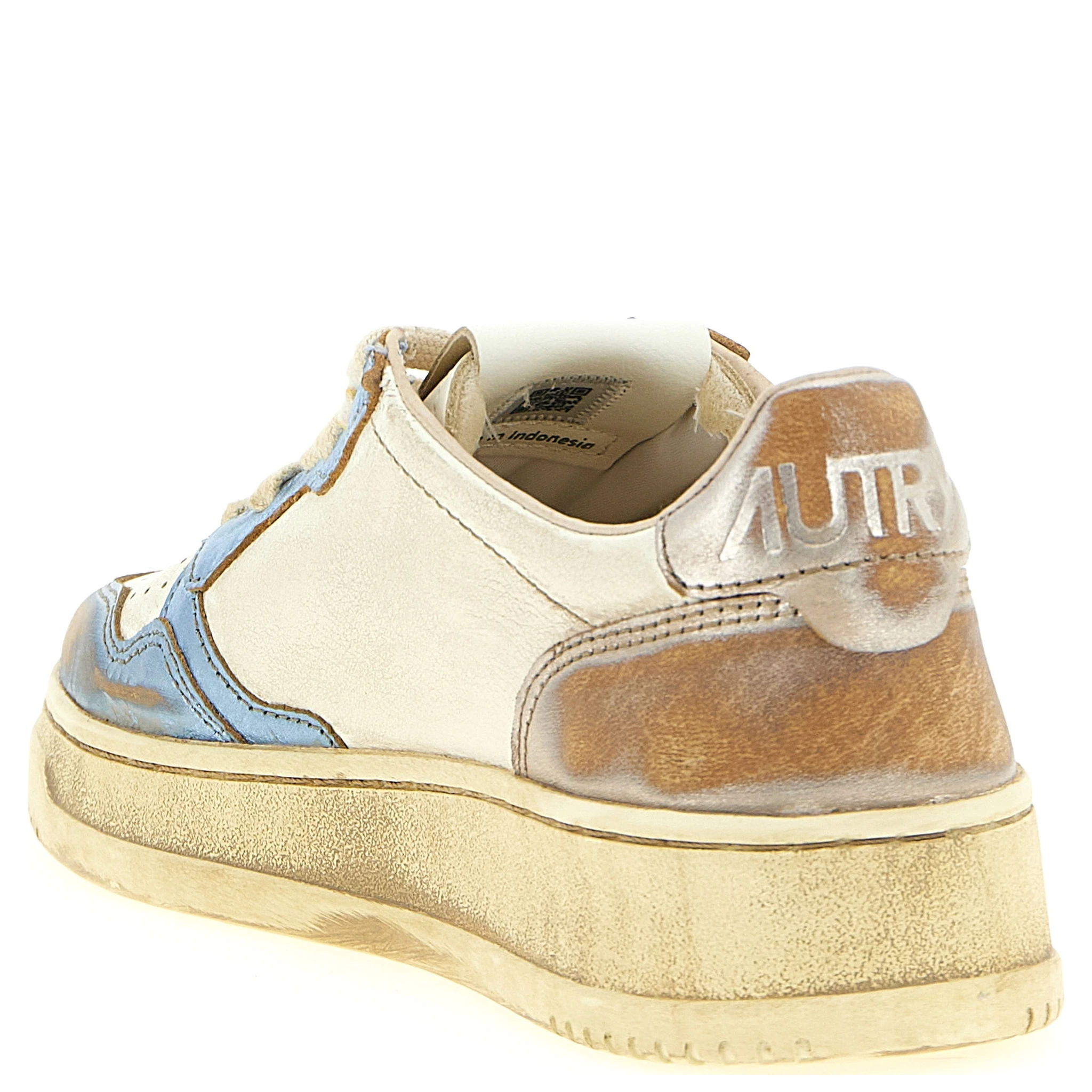 Multicolor Bull Skin Low Top Sneakers