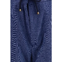 Blue Linen Bermuda Shorts