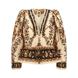 Beige Cotton Blouse