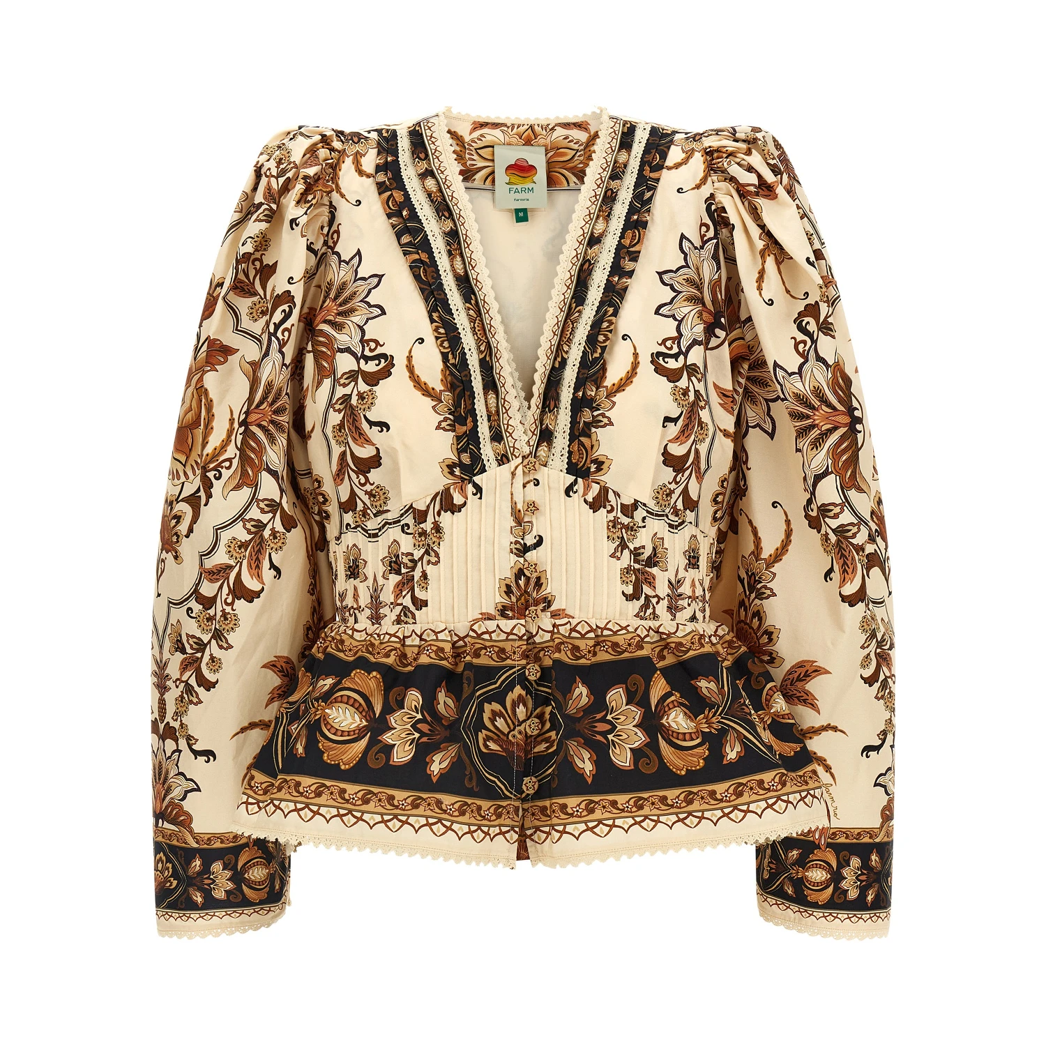 Beige Cotton Blouse