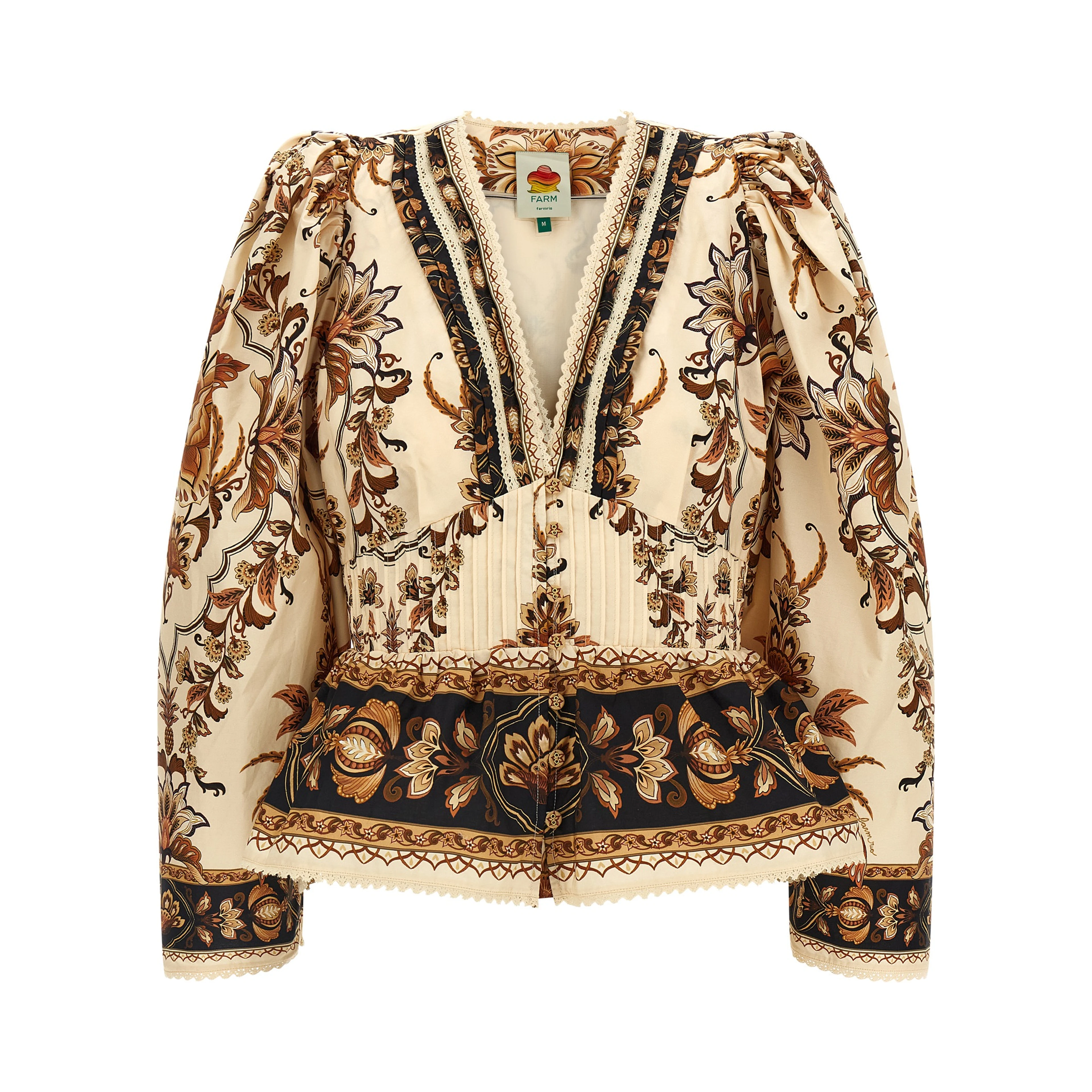 Beige Cotton Blouse