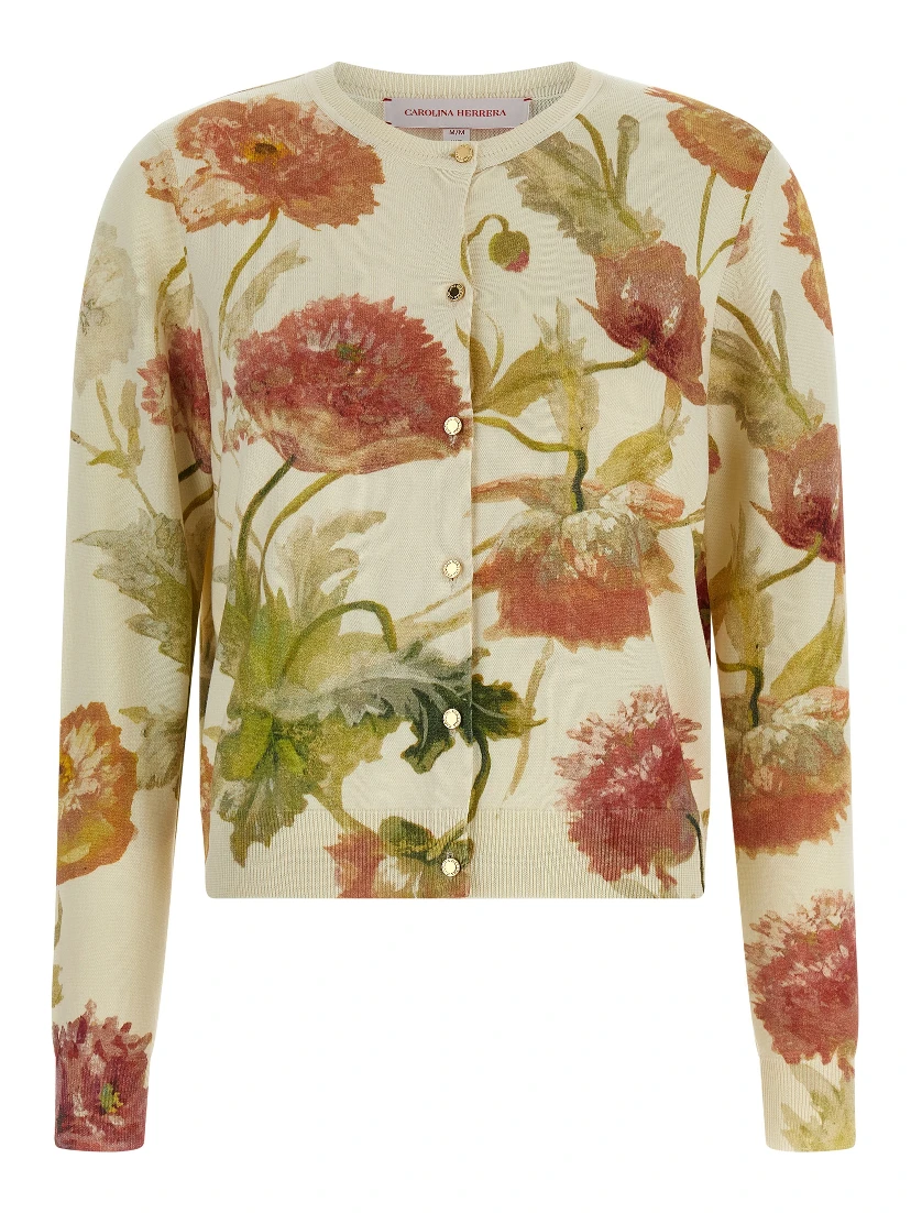 White Silk Cardigan