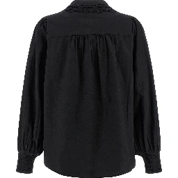 Black Cotton Blouse