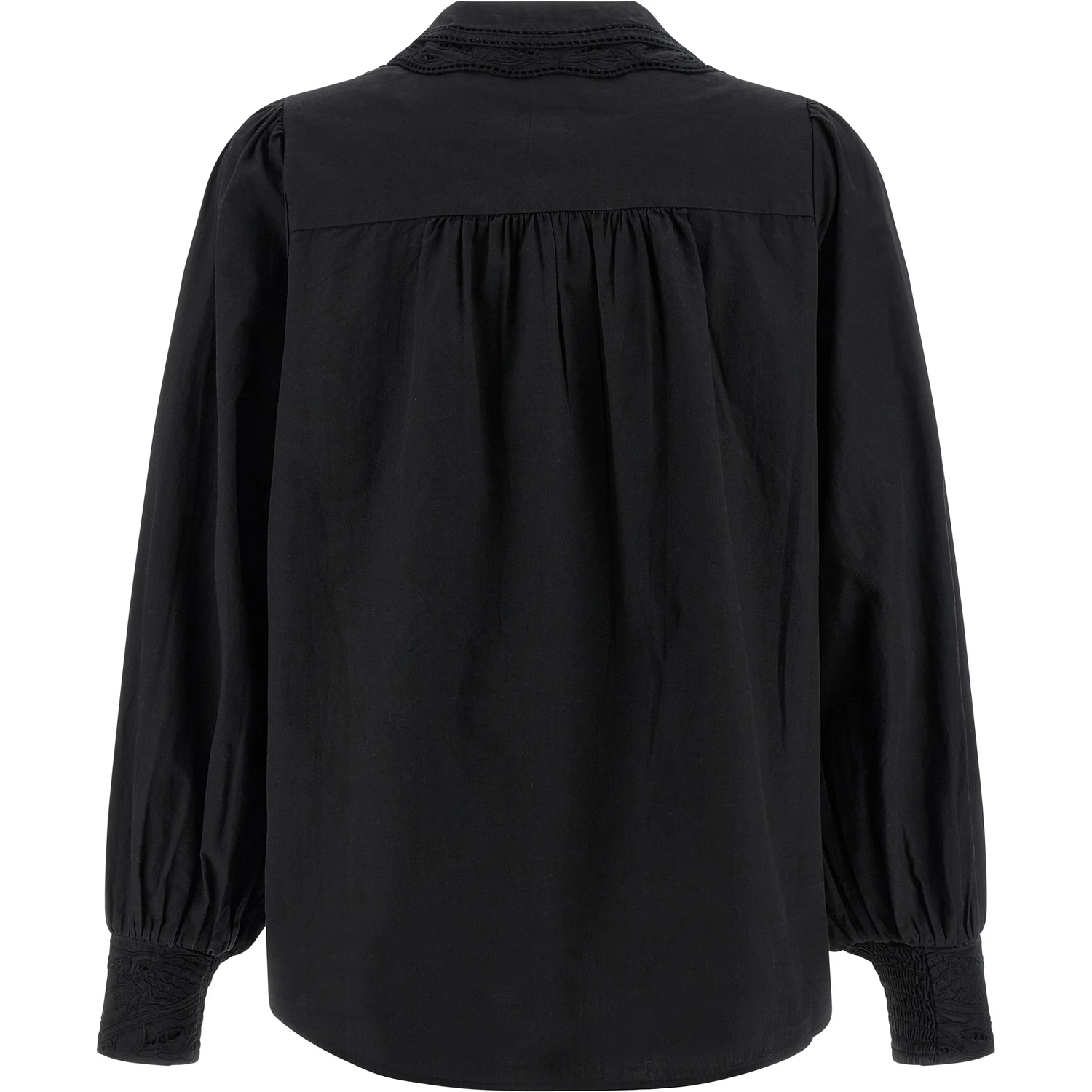 Black Cotton Blouse
