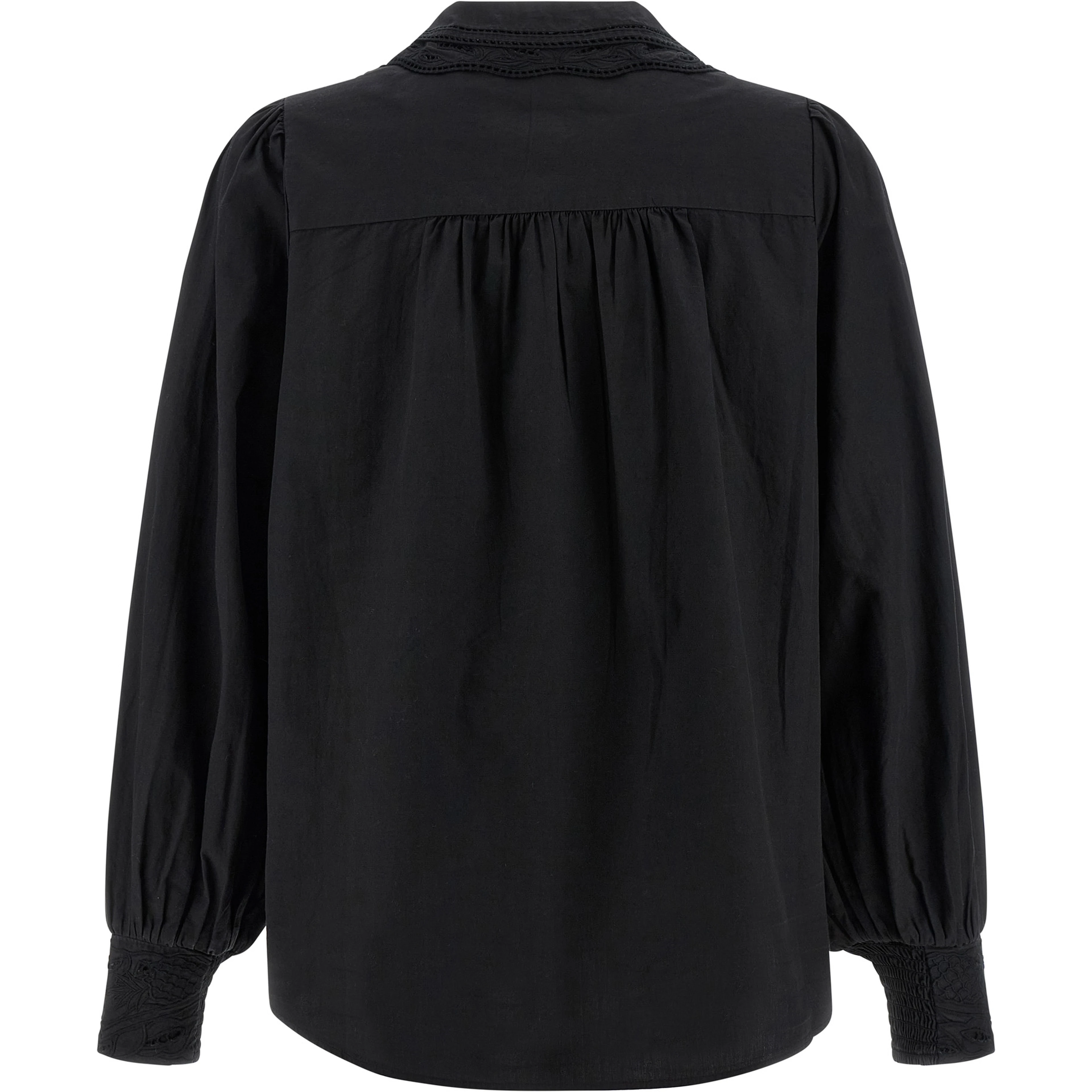 Black Cotton Blouse