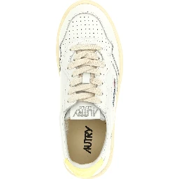 Bicolor Cowhide Low Top Sneakers