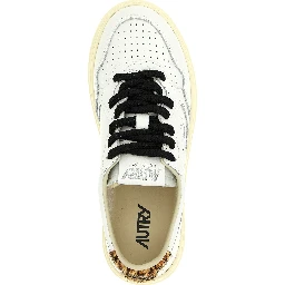 Brown Cowhide Low Top Sneakers