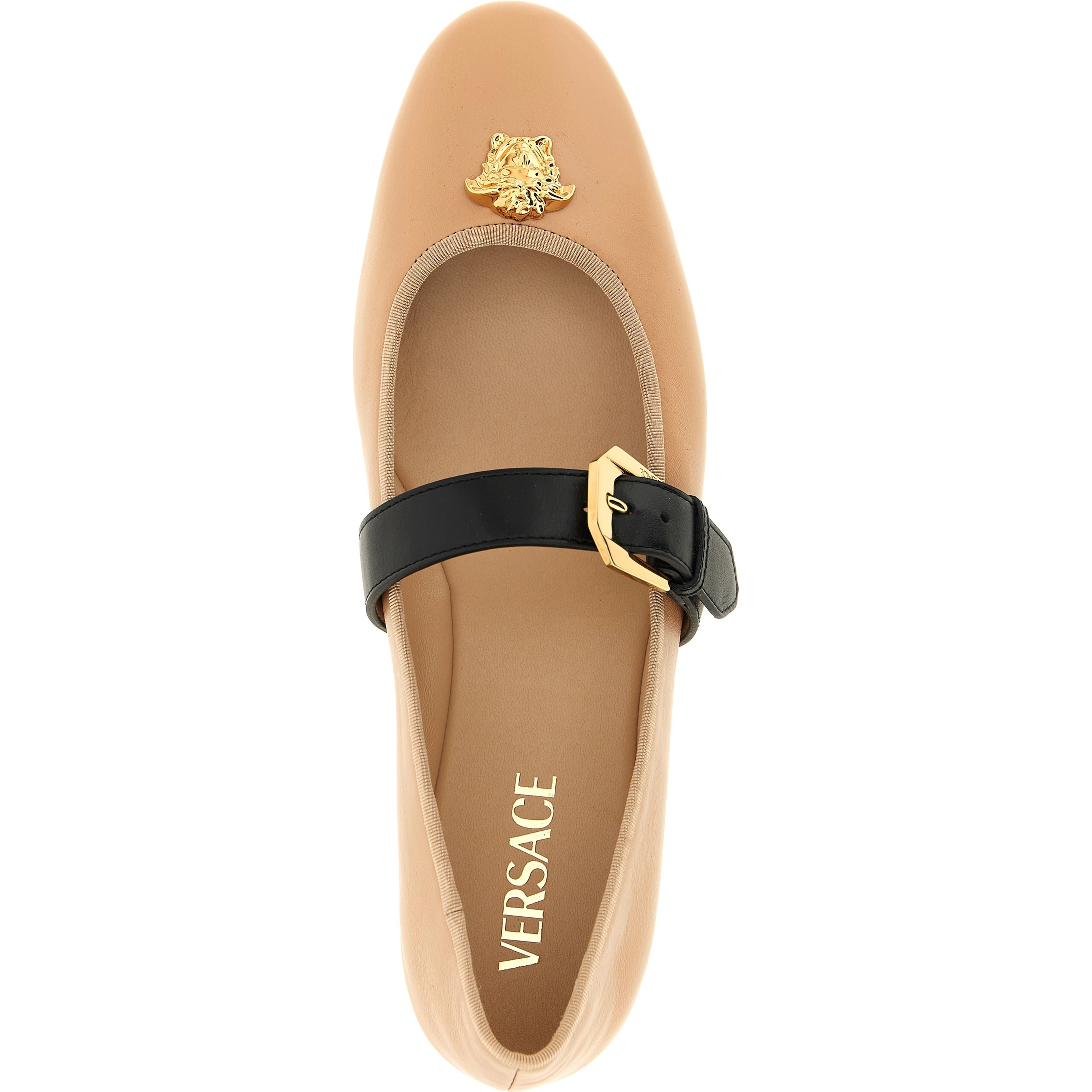 Multicolor Lamb Leather Ballet Flats