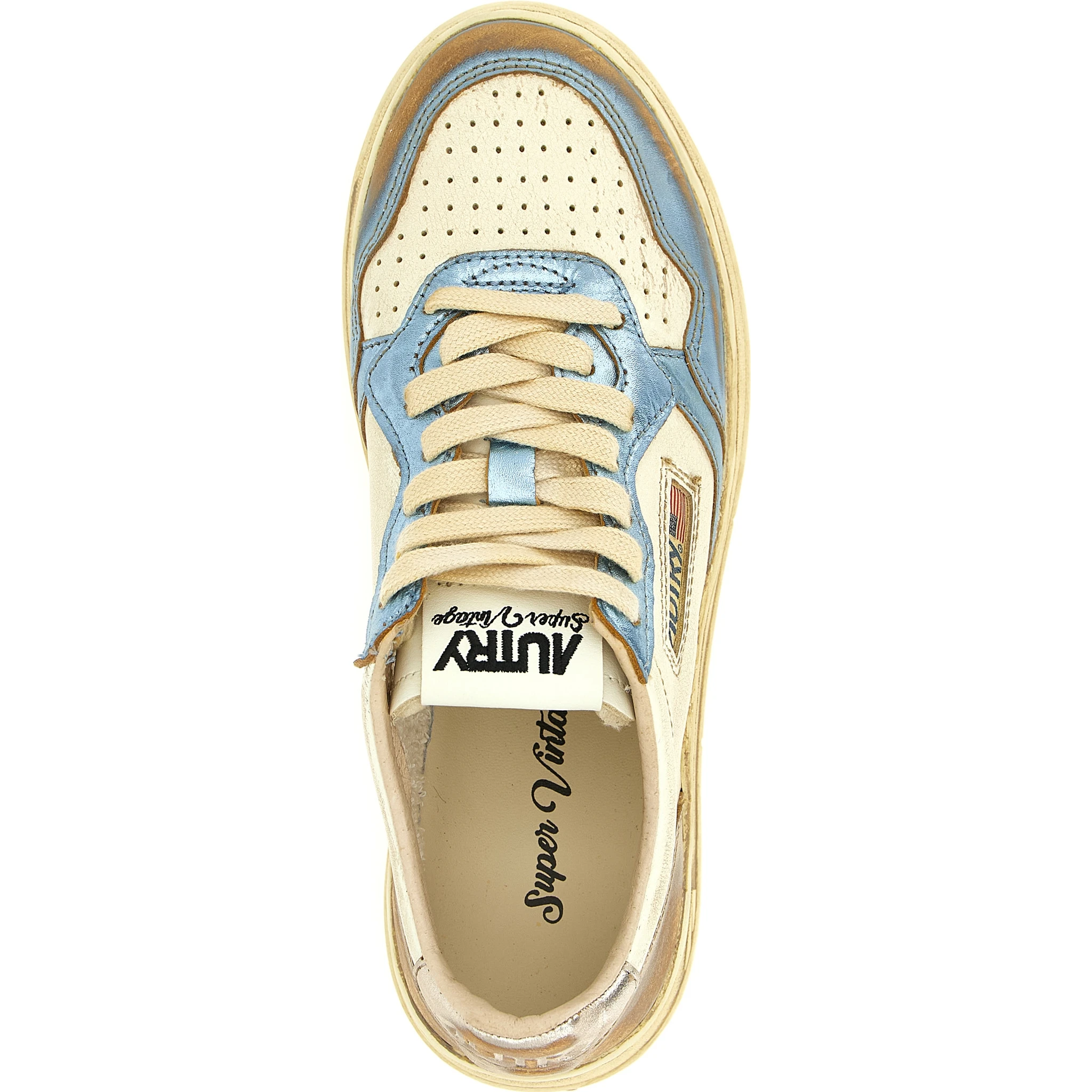 Multicolor Bull Skin Low Top Sneakers