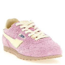 Multicolor Cowhide Athletic Sneakers