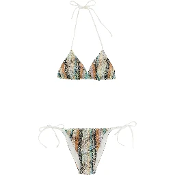 Multicolor Viscose Bikini