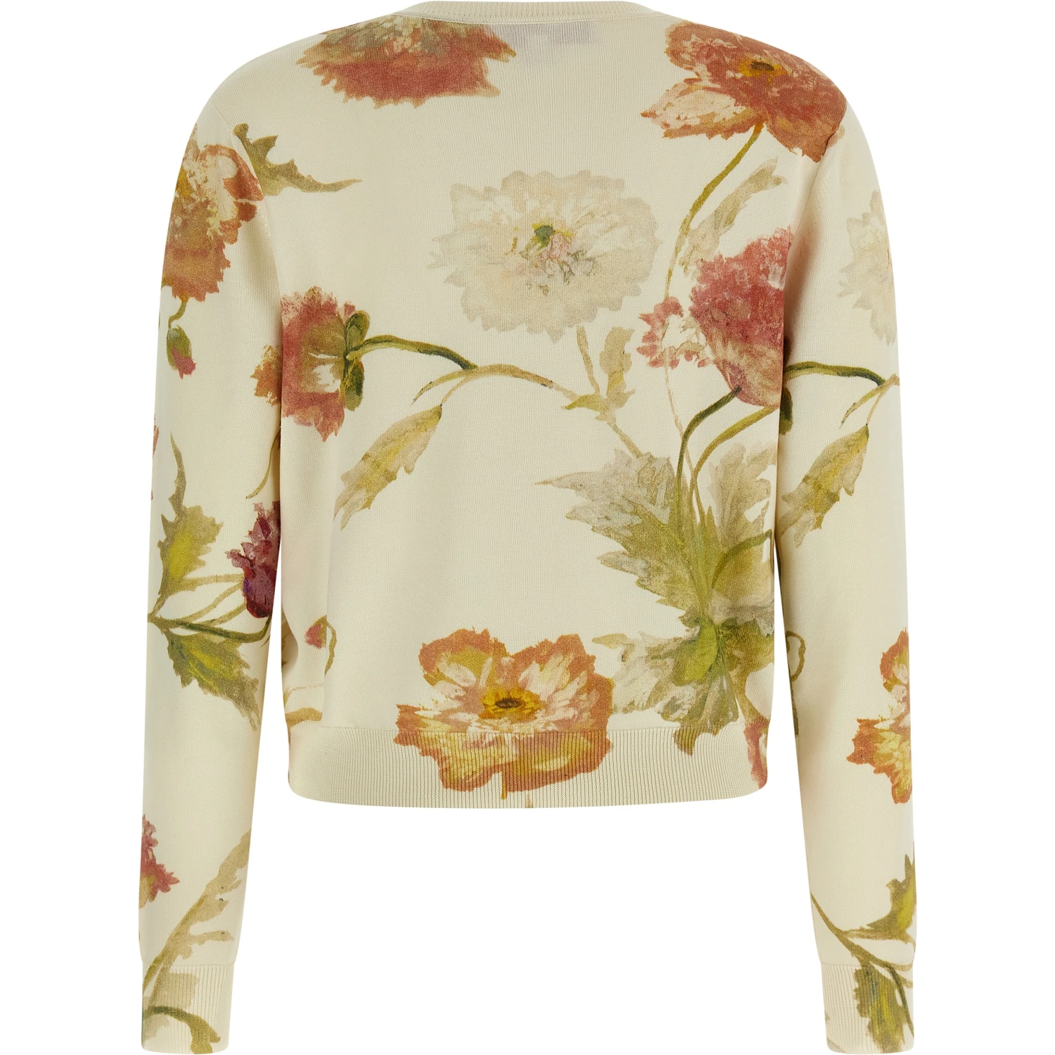 White Silk Cardigan