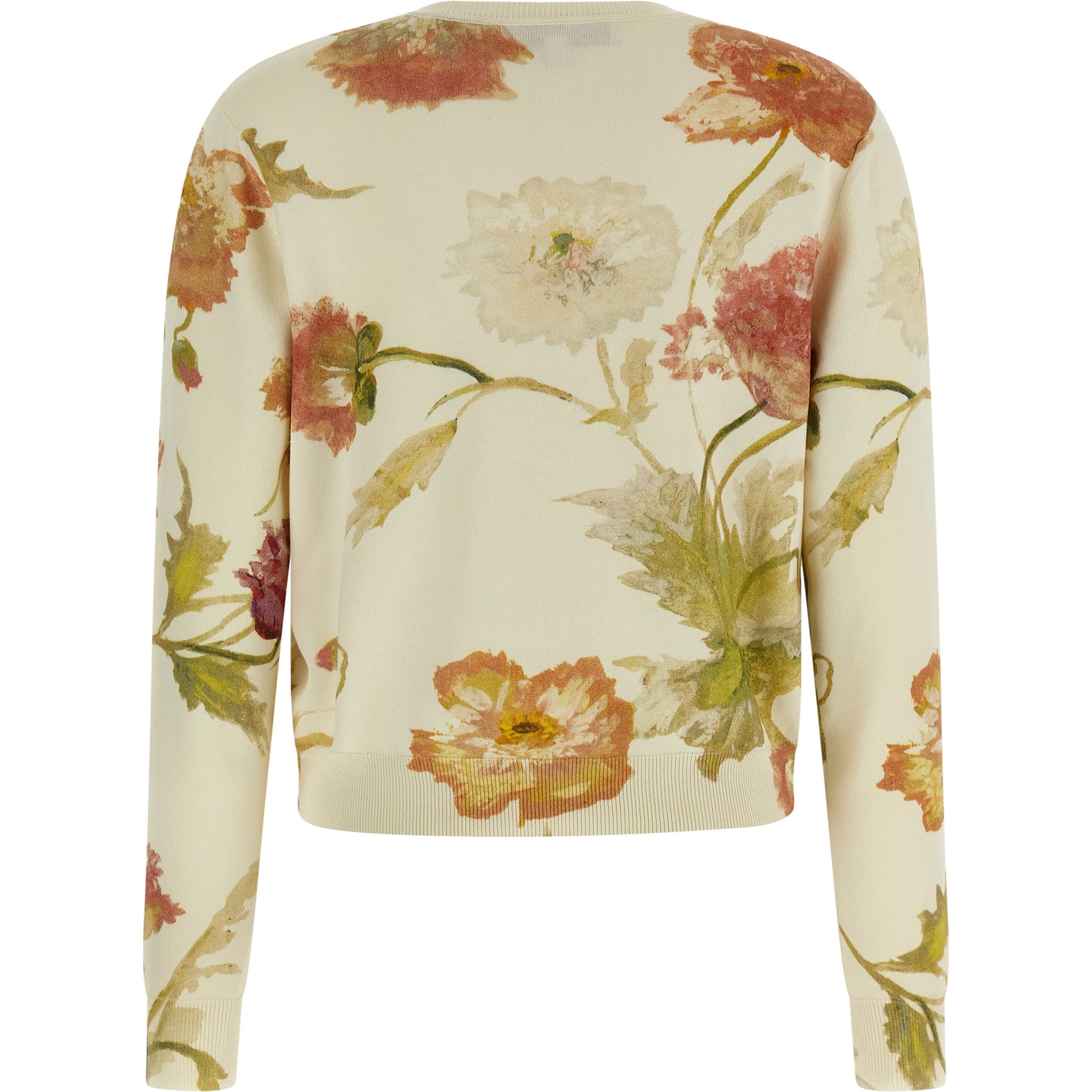 White Silk Cardigan