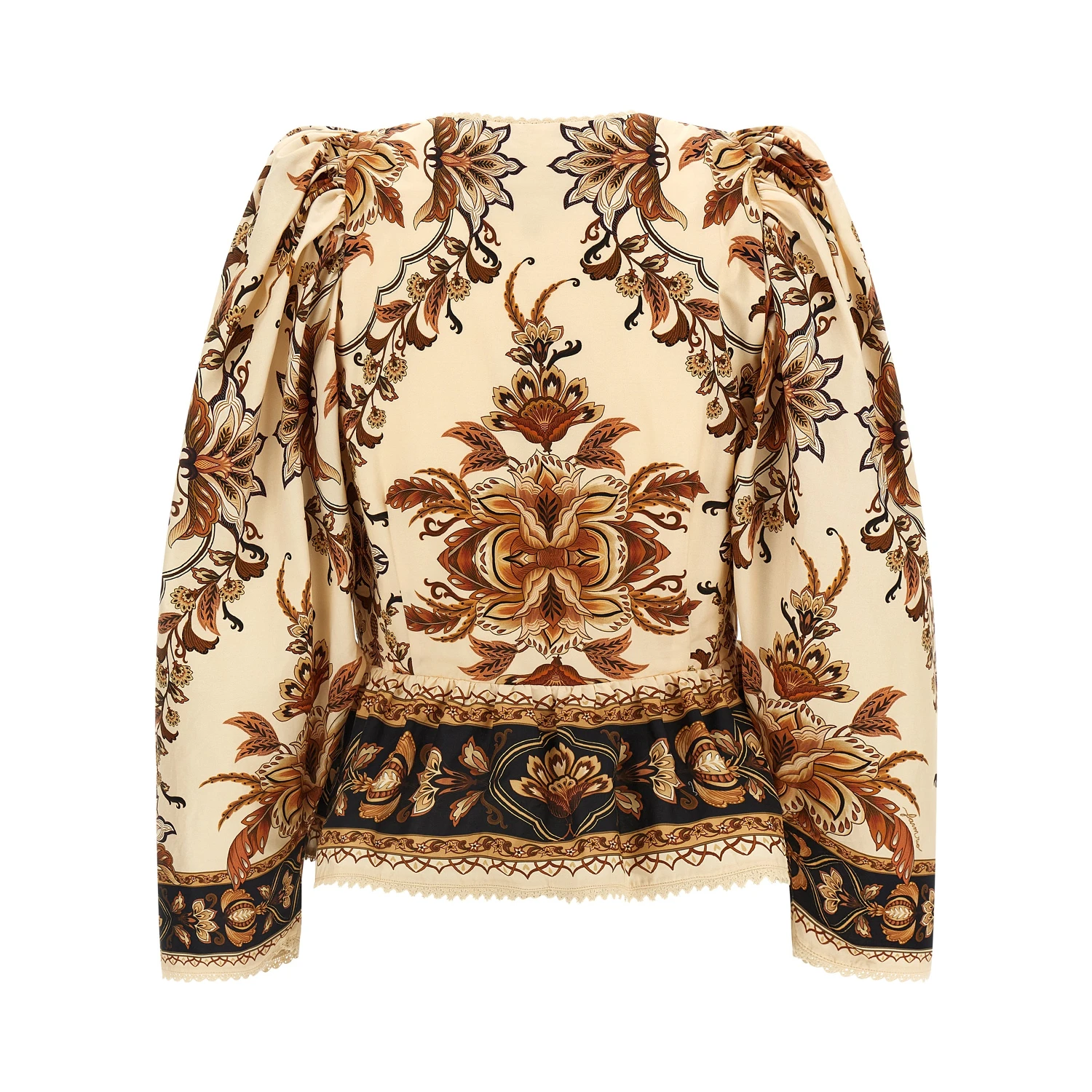 Beige Cotton Blouse