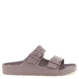 Purple Synthetic Flat Sandals