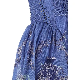 Blue Linen Long Dress