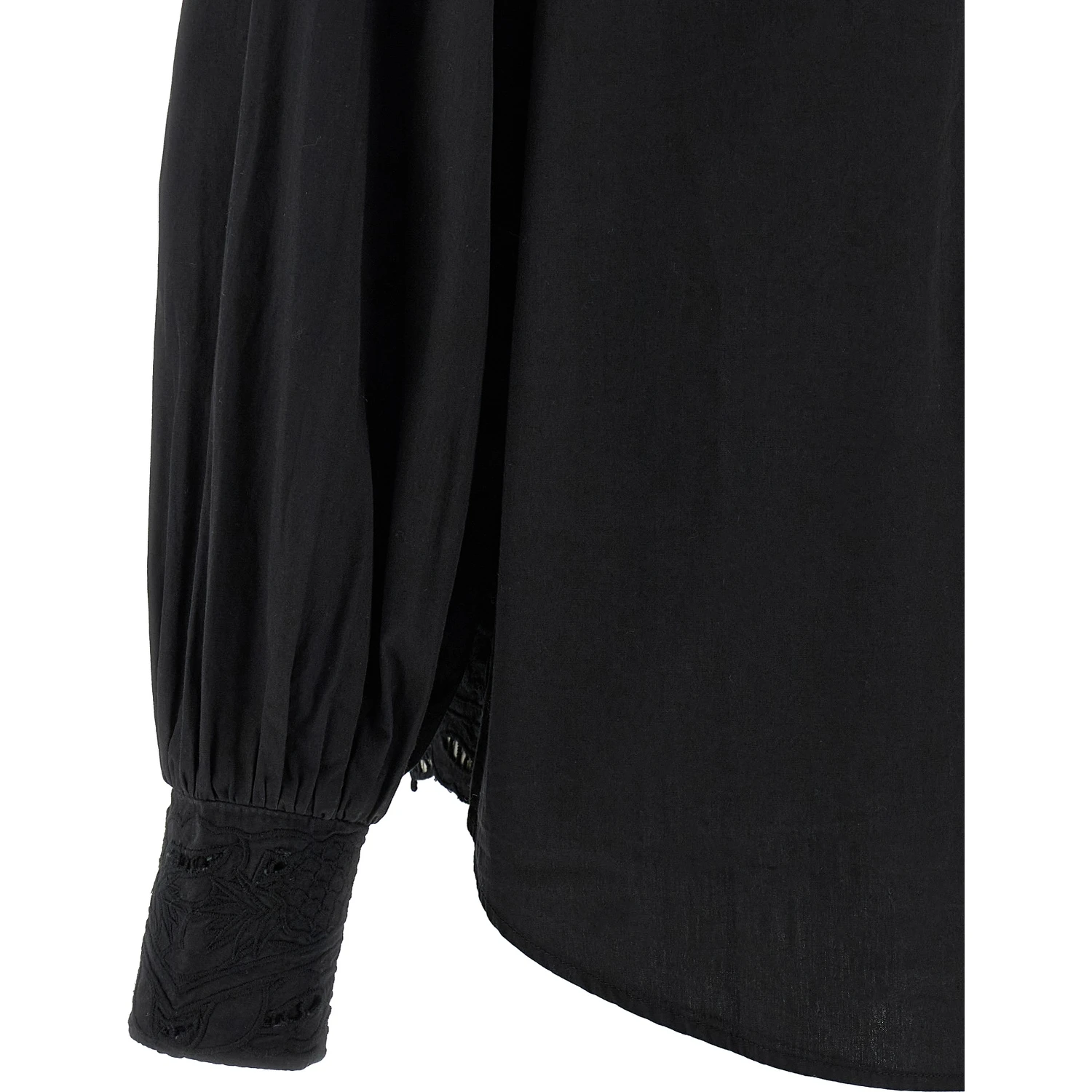 Black Cotton Blouse