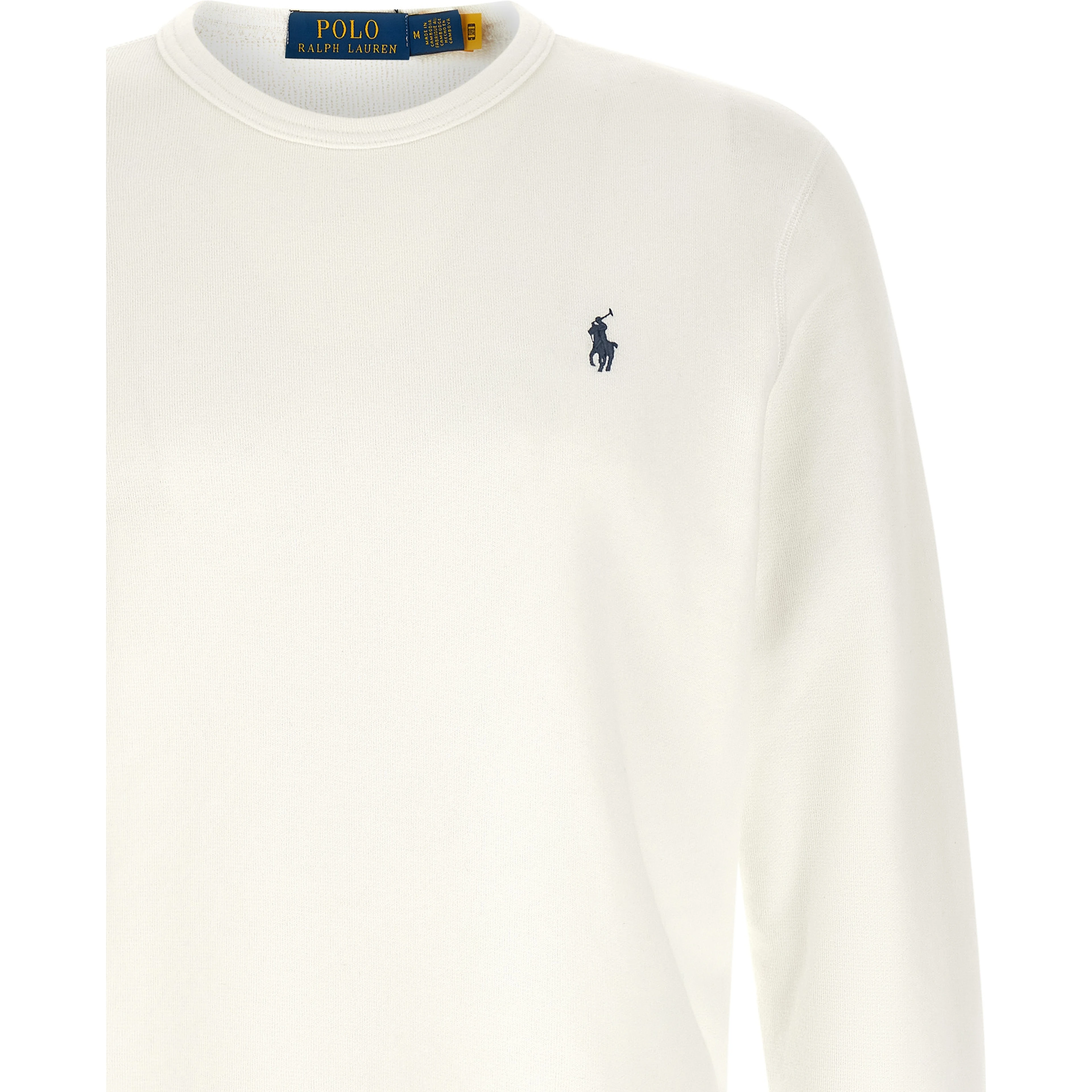 White Cotton Sweatshirt