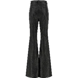 Black Lamb Leather Pants