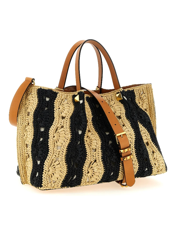 Beige Viscose Handbag alternative