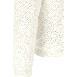 White Cotton Sweatshirt