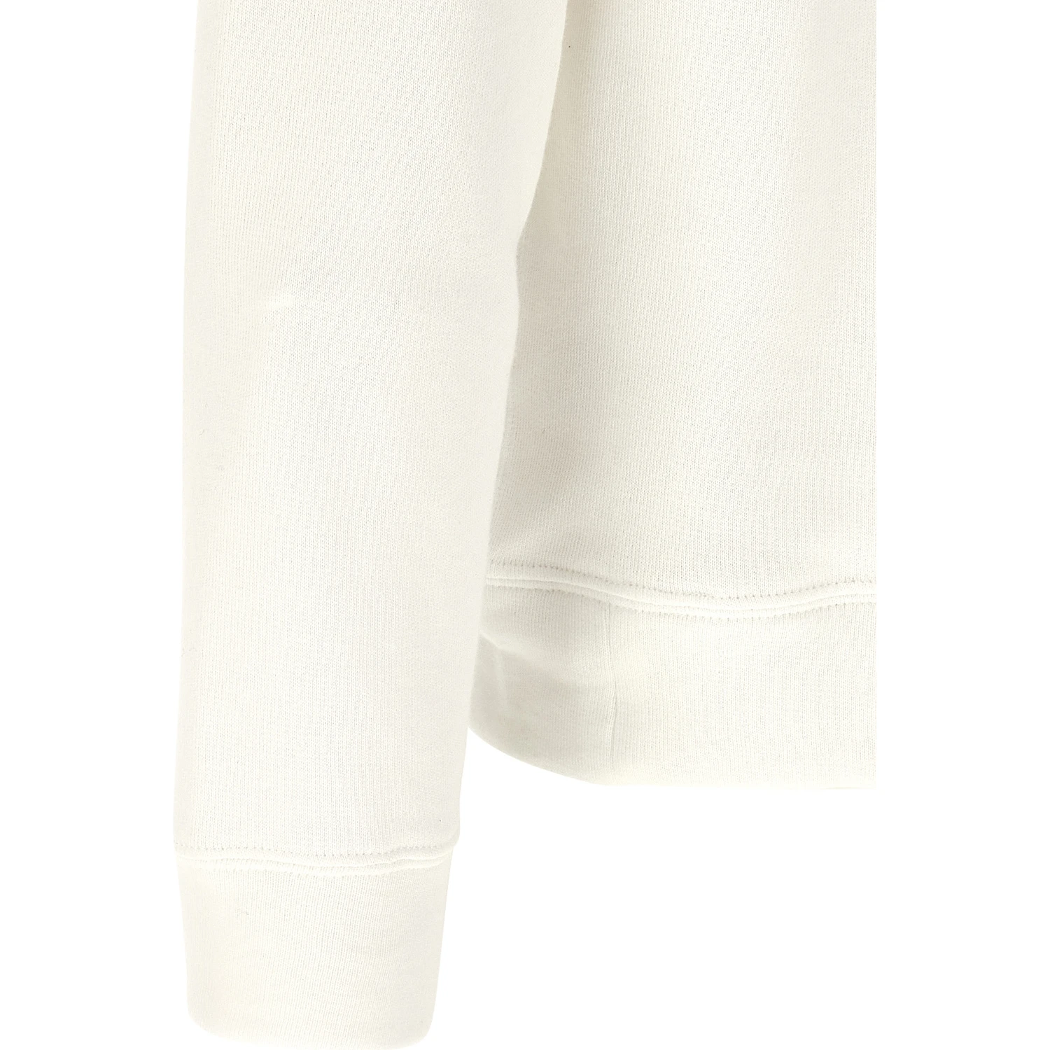 White Cotton Sweatshirt