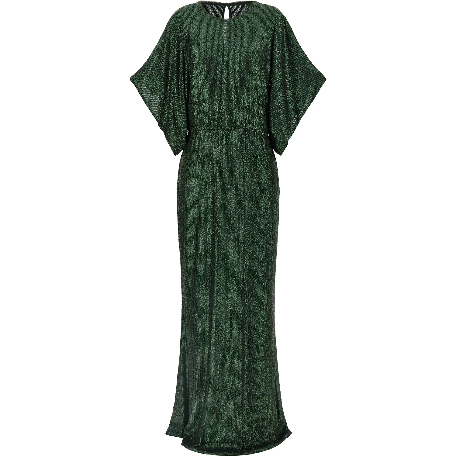 Bicolor Polyester Long Dress