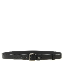 Black Calfskin Regular Belt