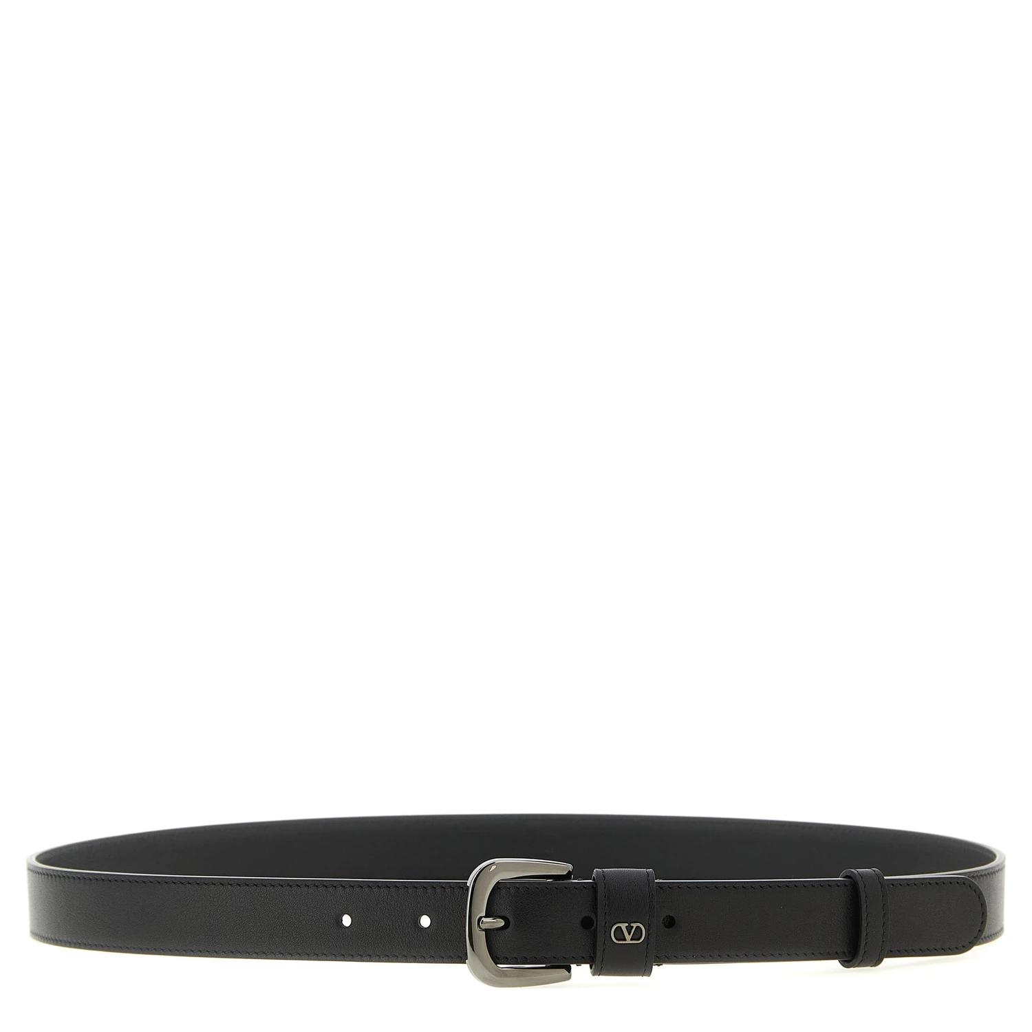 Black Calfskin Regular Belt