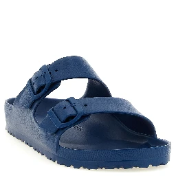 Blue Polyethylene Flat Sandals