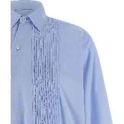 Blue Cotton Blouse