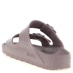 Purple Synthetic Flat Sandals