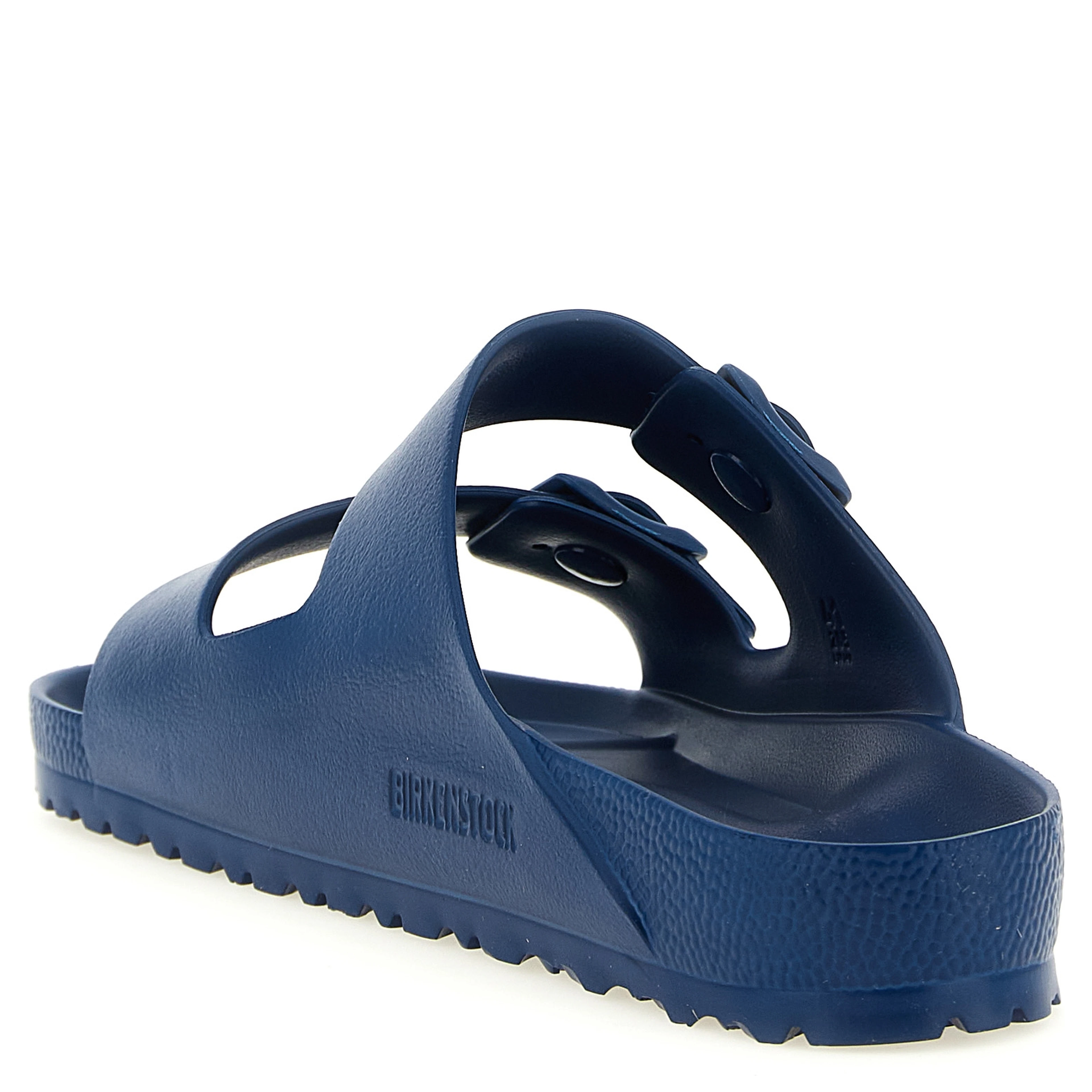 Blue Polyethylene Flat Sandals