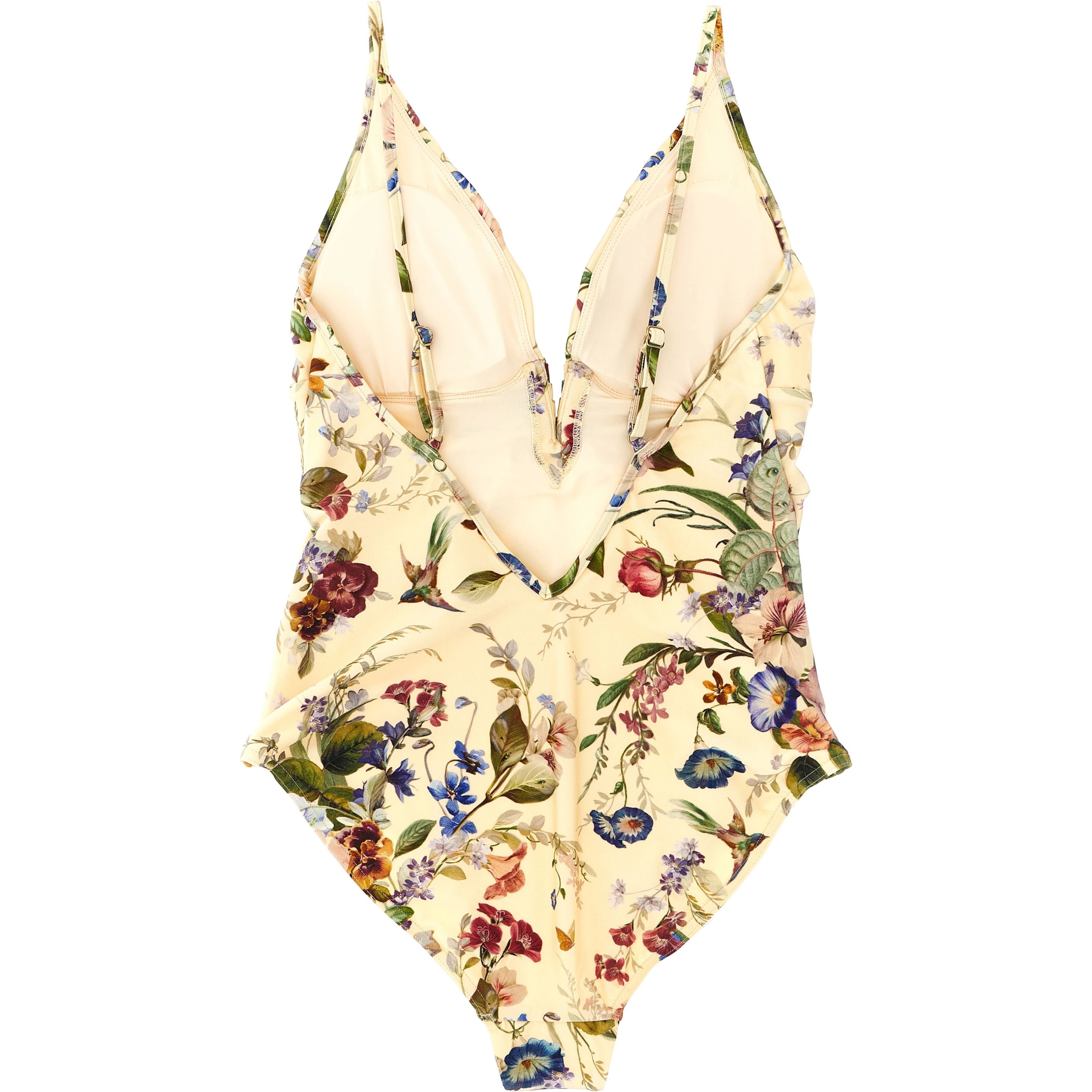 Multicolor Polyamide One-Piece Swimsuit