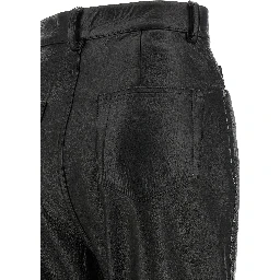 Black Lamb Leather Pants