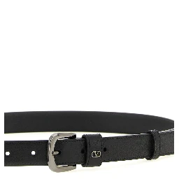 Black Calfskin Regular Belt